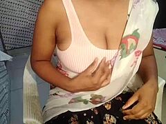 Amateur Indian girl masturbates and orgasms in solo video