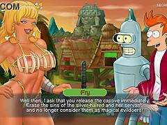 Futurama-inspired lust: MILFs explore space in erotic game