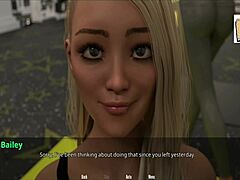 Unhappy cartoon babe Elizabeth's amateur 3D adventure