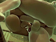 Młoda shemale dostaje analny seks od dojrzałej MILF w kreskówce 3D
