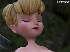 Monstrózní penis se setkává se zralou Tinkerbell v 3D SFM videu