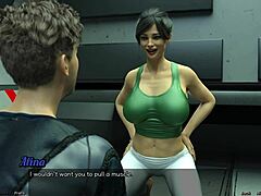 เกมที่สิ้นหวังหรือโยคะยั่วยวน? MILF โค้งเว้าในอวกาศ 3D