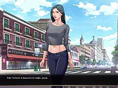 Schöne Frauen in High Heels werden hart im Anime-Spiel gefickt