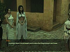 3D animated gameplay with big tits and a horny MILF