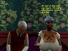 Interracial orgy with a big ass and big tits in Sims 4 parody