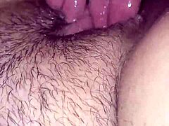 Amateur BBW wife gets wet and wild with fingering