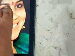 Indian milf Sakshi gets her face fucked and spanked