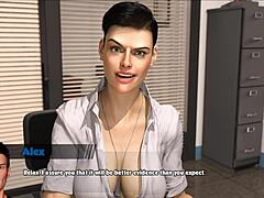 Olgun çift, etkileşimli porno oyununda doktoru gözetliyor
